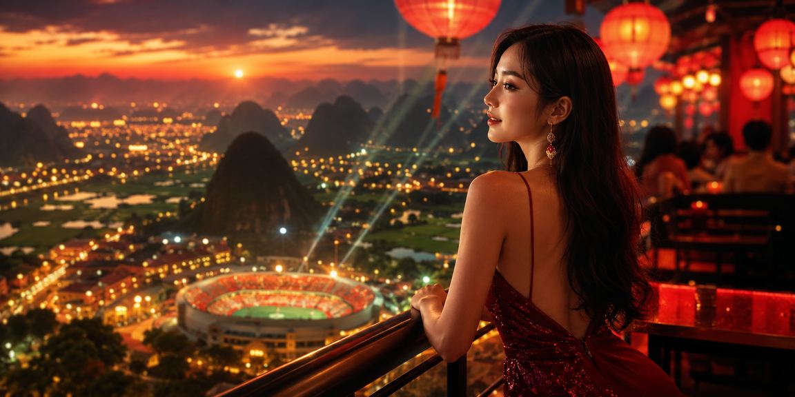 Đèn lồng Hội An lung linh bên không gian giải trí casino trực tuyến về đêm